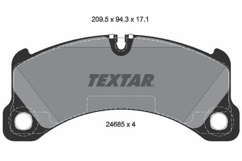 Textar bremsbelagsatz - textar,