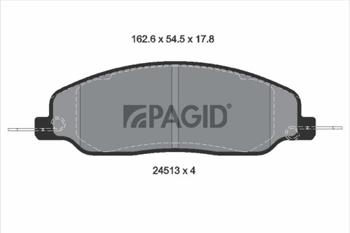 Pagid bremsbelagsatz - pagid,